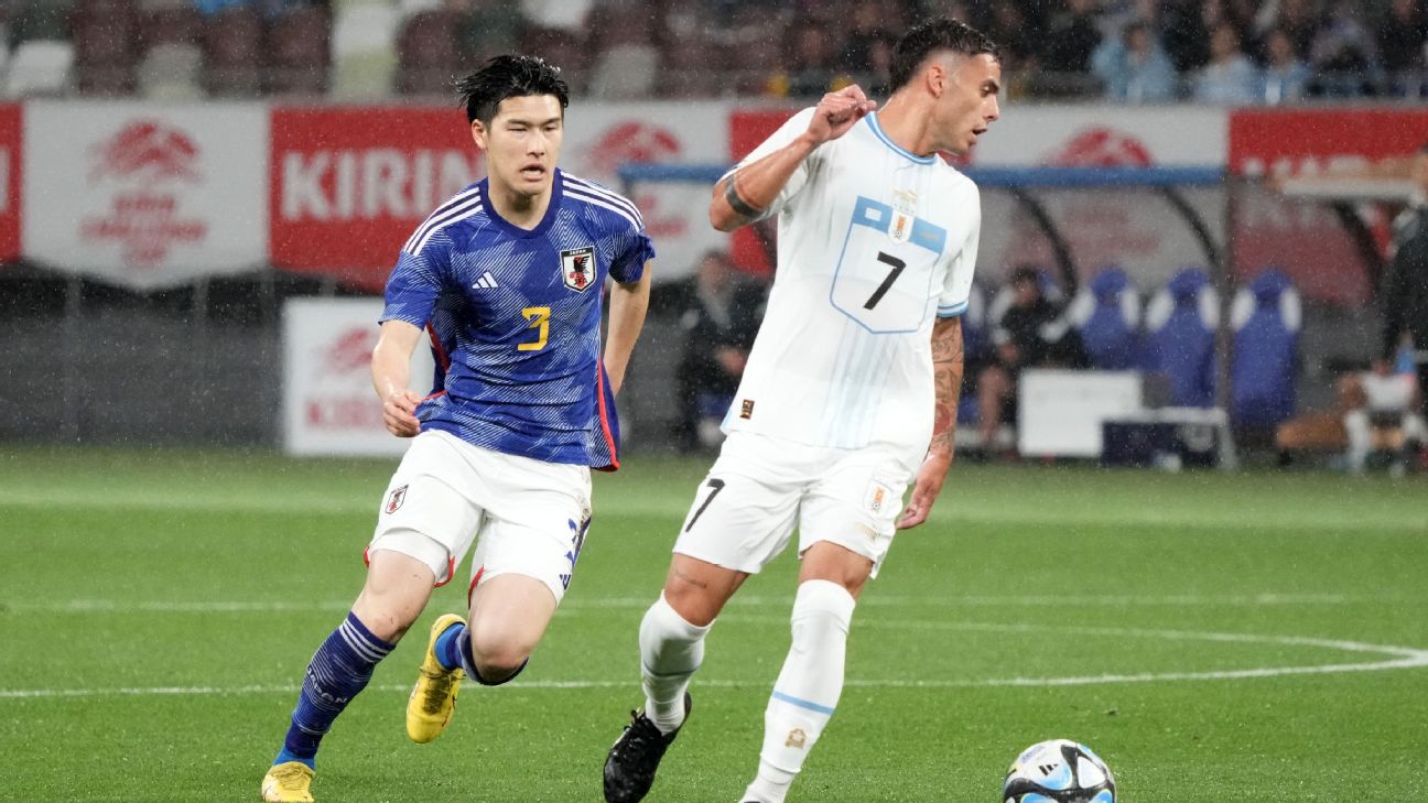 Con gol de Valverde y dos debuts, Uruguay empató 1-1 con Japón en