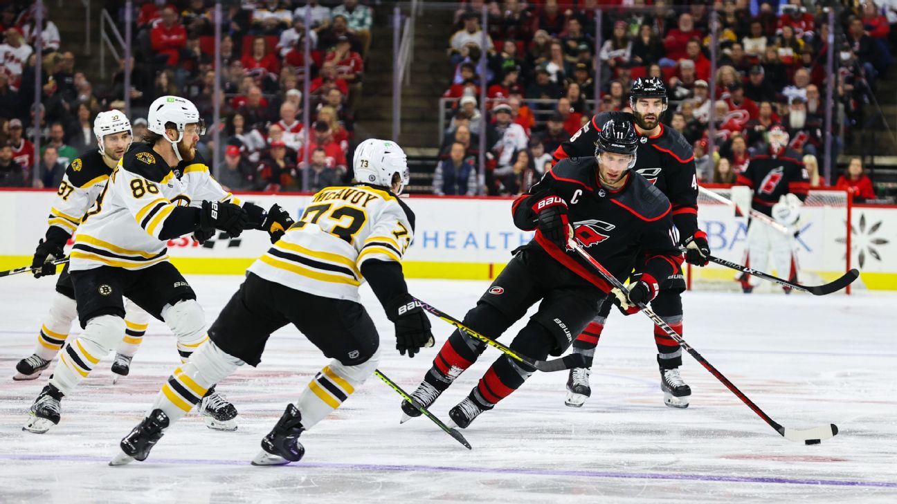 NHL playoff watch: Bruins, Canes an East finals preview?
