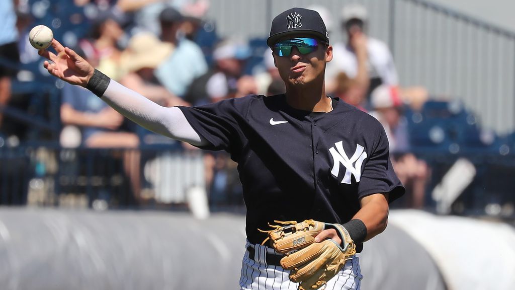 When New York Yankees top prospect Anthony Volpe celebrated
