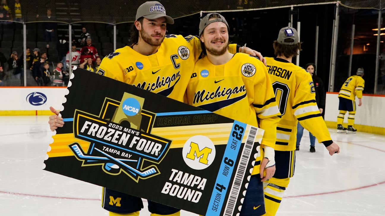 2023 Frozen Four NCAA hockey bracket, results, how to watch