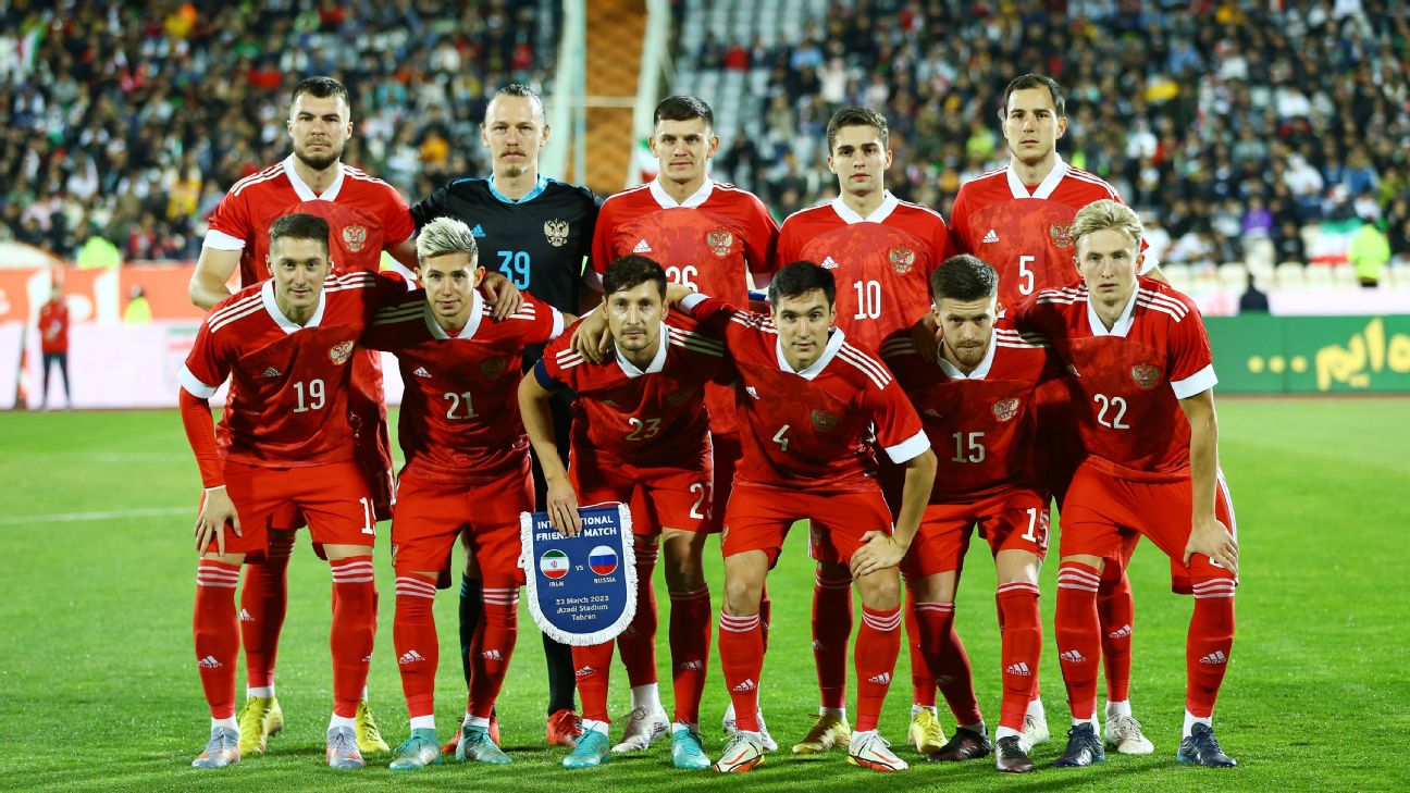 Russia teams suspended from international soccer