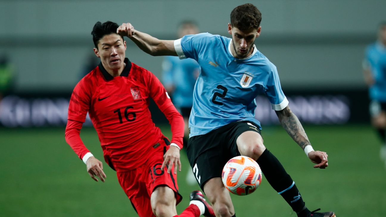 Con gol de Valverde y dos debuts, Uruguay empató 1-1 con Japón en