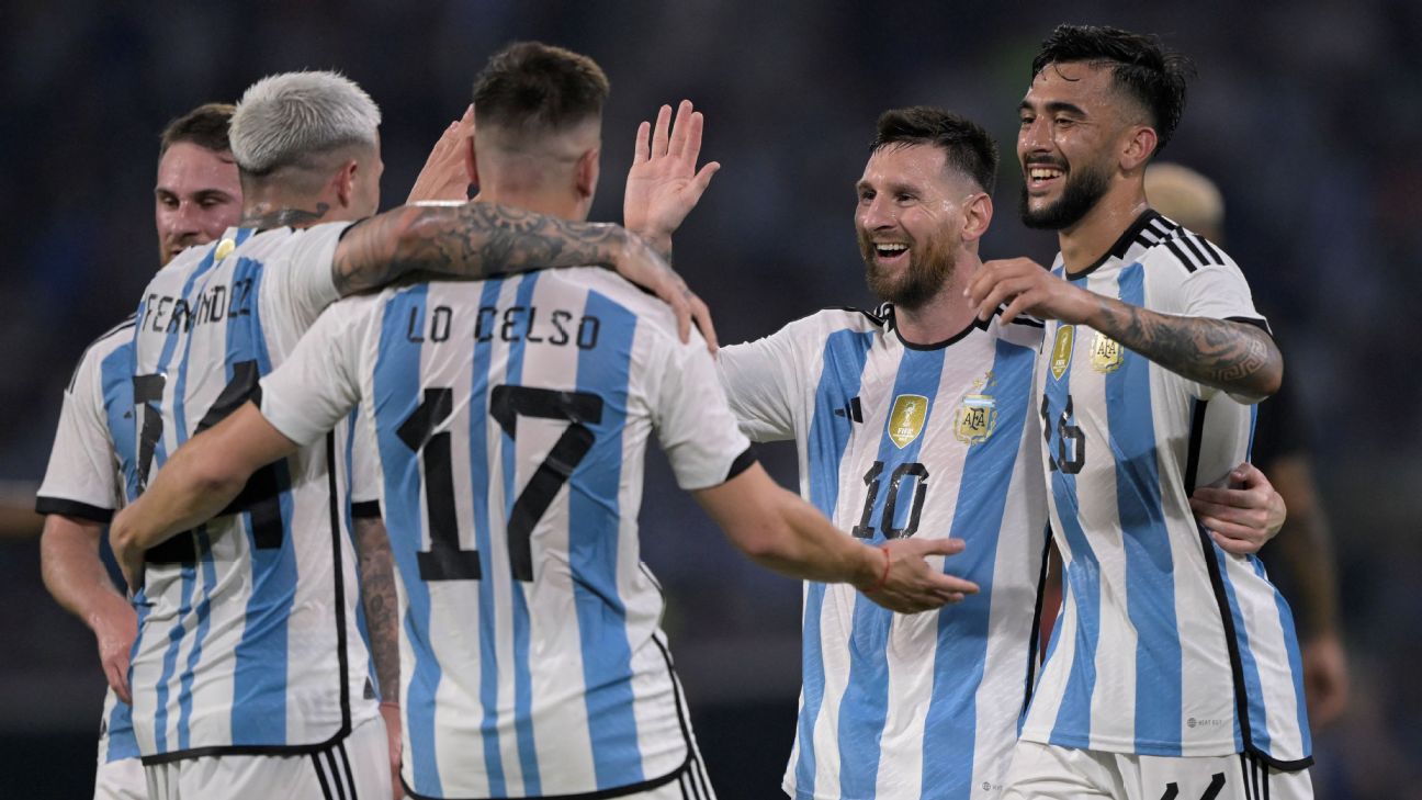 Argentina bump Brazil from top spot in FIFA ranks