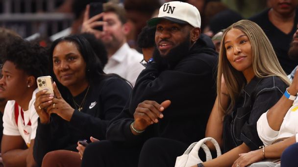 LeBron and the James fam spotted at 2023 McDonald's All American Games