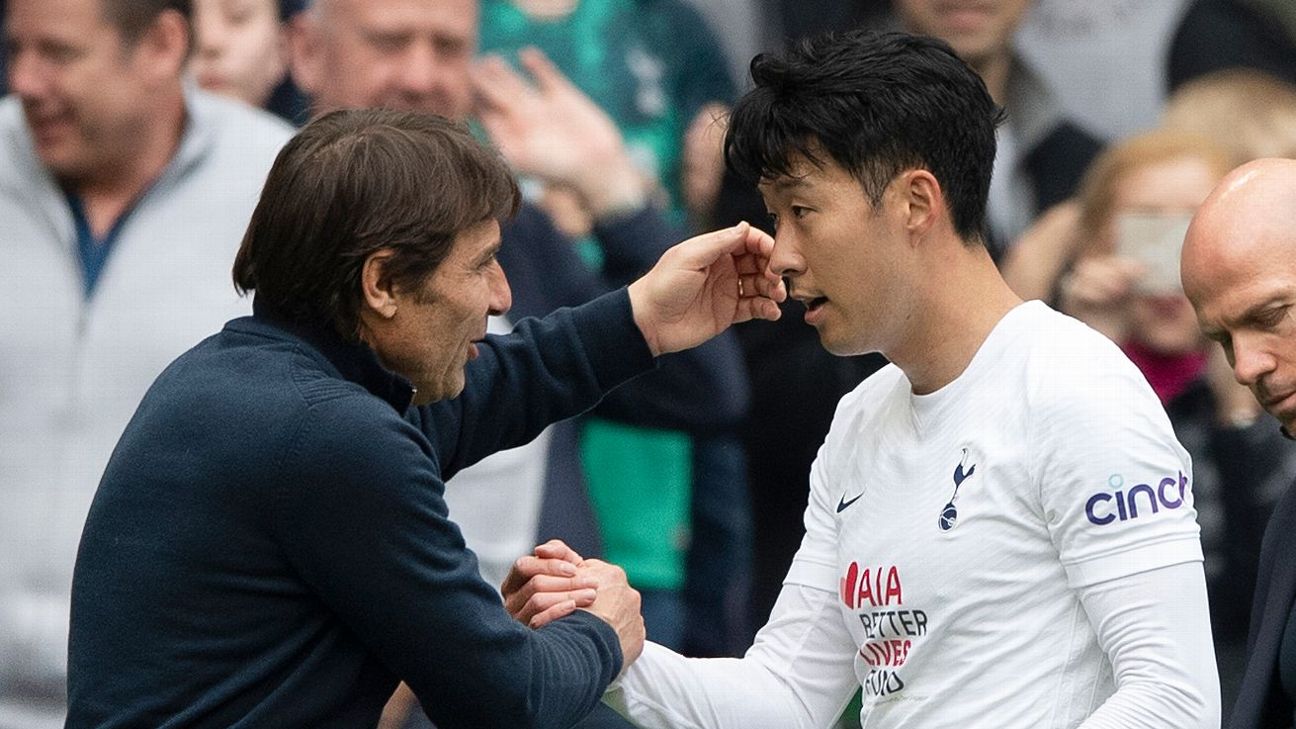 Son feels 'responsible' for Conte's Spurs exit