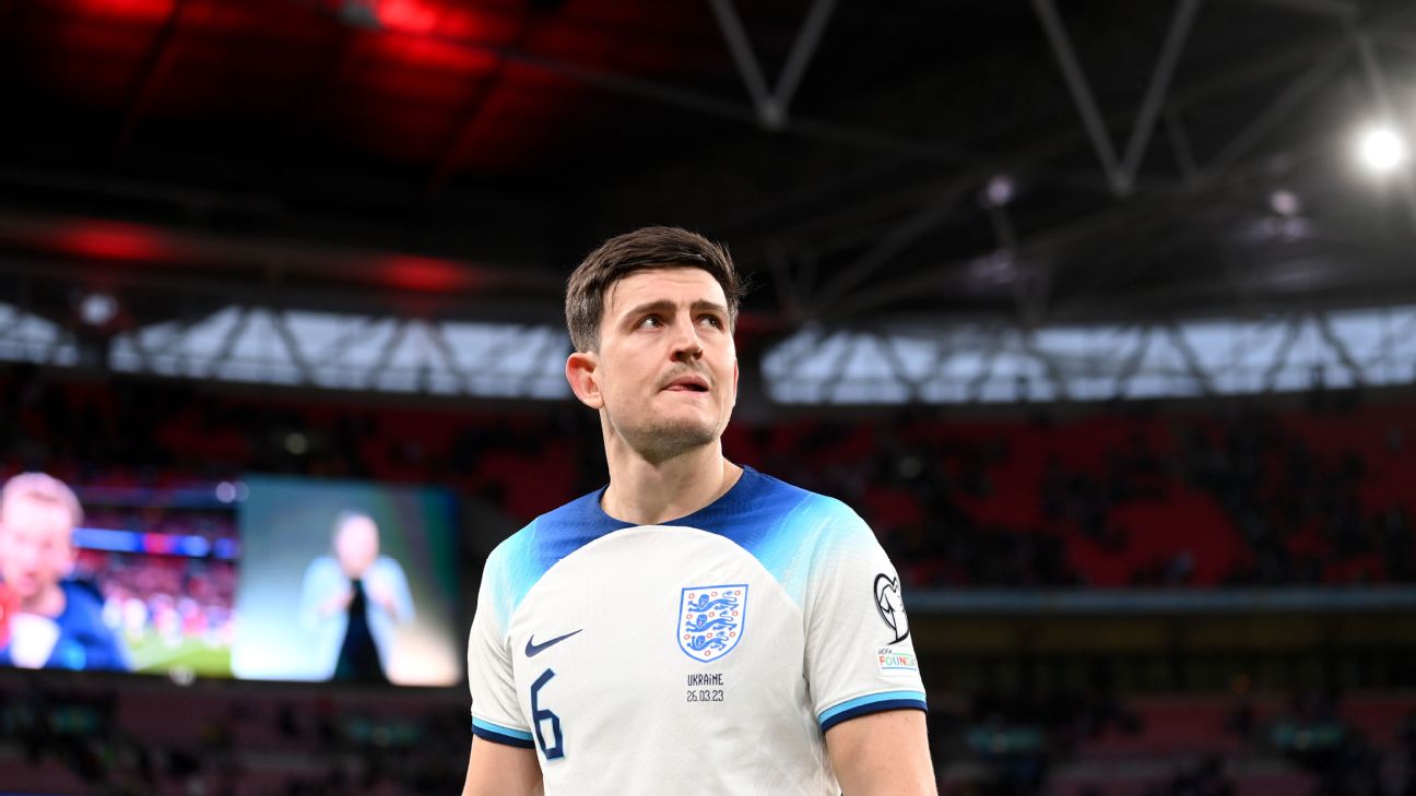 Maguire’s England spot under threat – Southgate