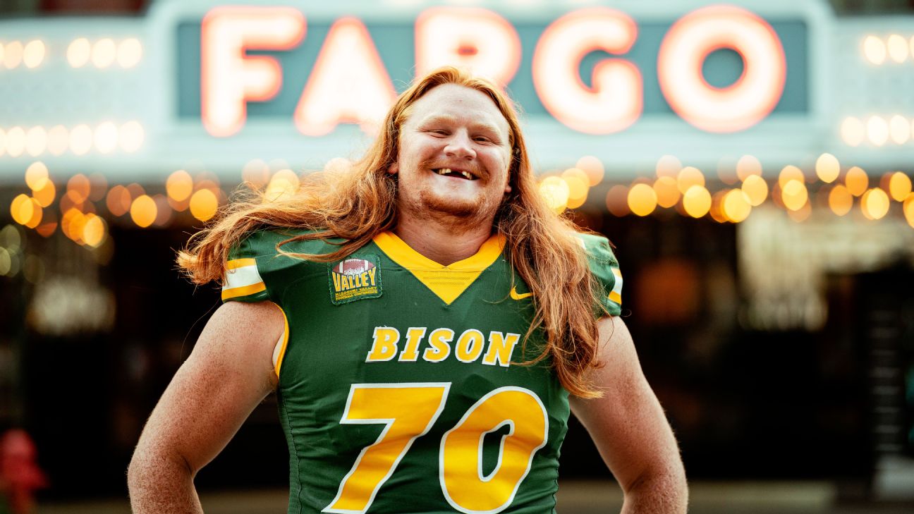 Cody Mauch of North Dakota State taking smile to 2023 NFL draft - ESPN