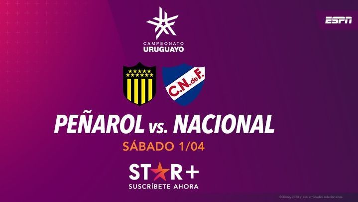 Cómo quedó Peñarol vs. Nacional hoy por Campeonato Uruguayo 2023