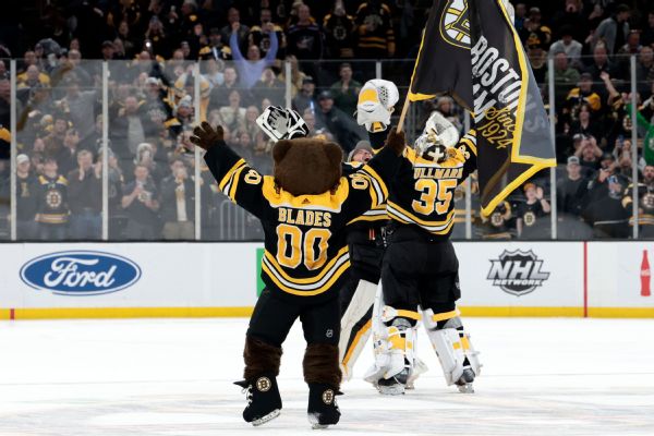 Bruins wrap up Presidents' Trophy with OT win