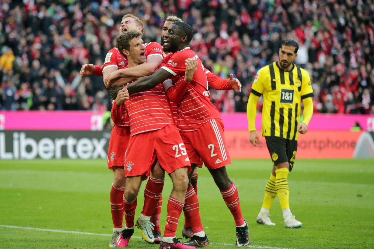 Bundesliga 2022-23 schedule: Bayern Munich, Borussia Dortmund face tough  starts - ESPN
