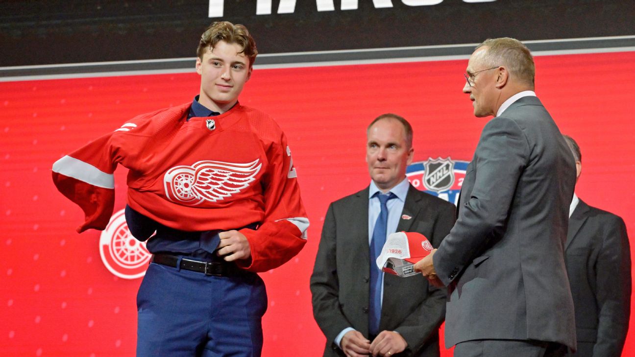 Detroit Red Wings pick Marco Kasper No. 8 in 2022 NHL draft