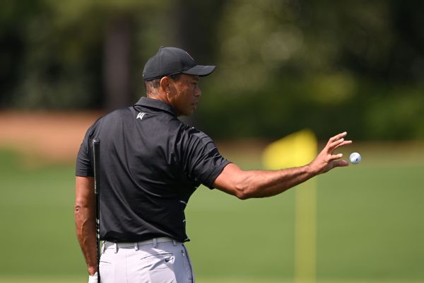 Tiger at Augusta for practice ahead of Masters