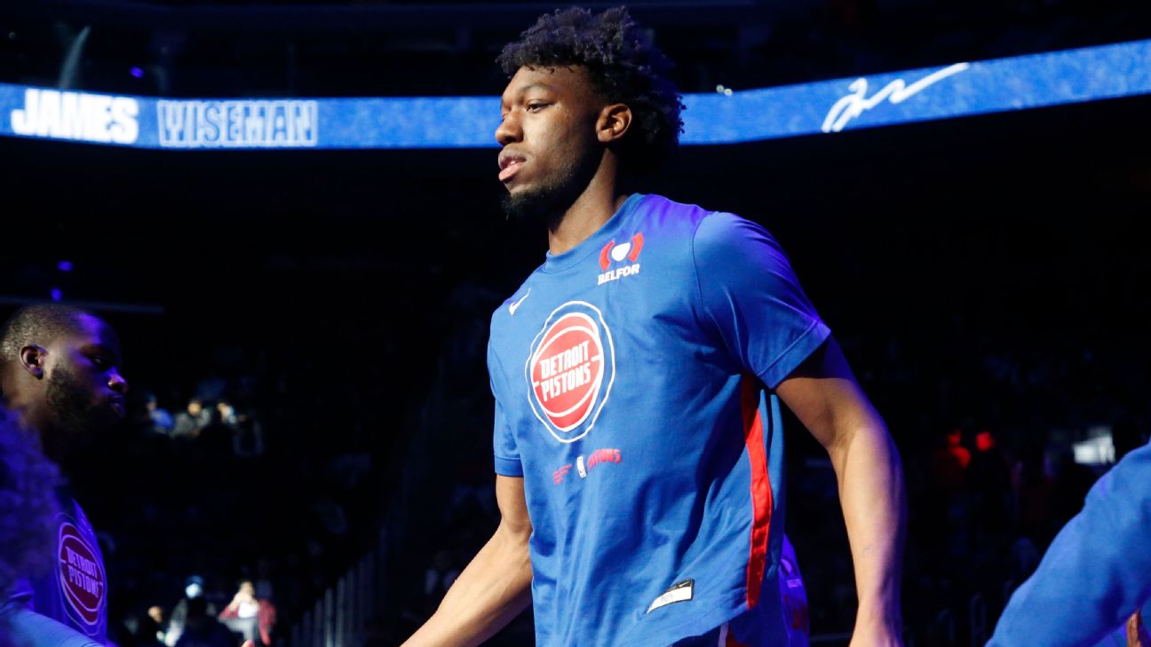 Warriors trade James Wiseman to Pistons in 4-team deal