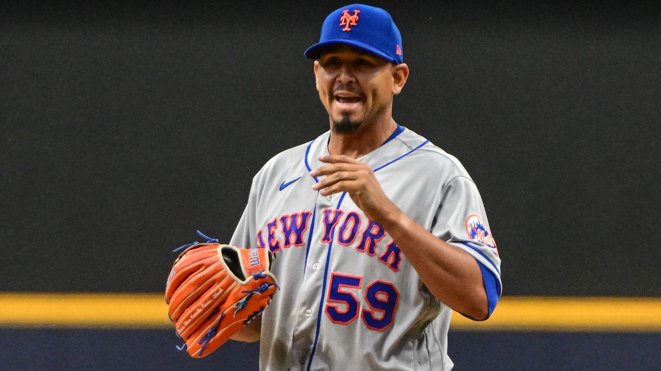 Mets pitcher Carlos Carrasco talks efforts to help his team through the  'ups and downs