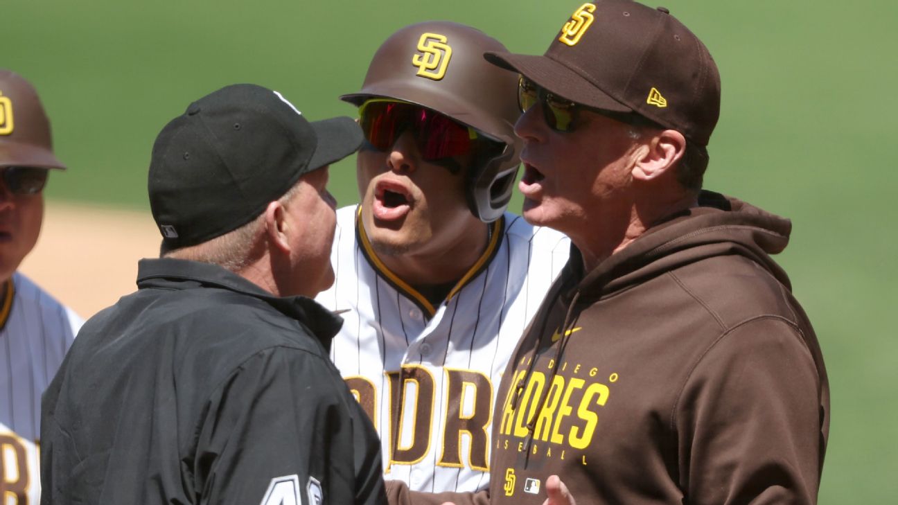 San Diego Padres slugger Manny Machado becomes first MLB player to be  ejected for arguing violation of new pitch timer, Sports