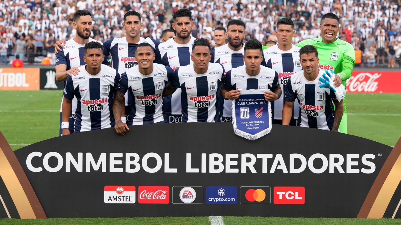 Alianza Lima en la tabla de posiciones de la Libertadores - ESPN