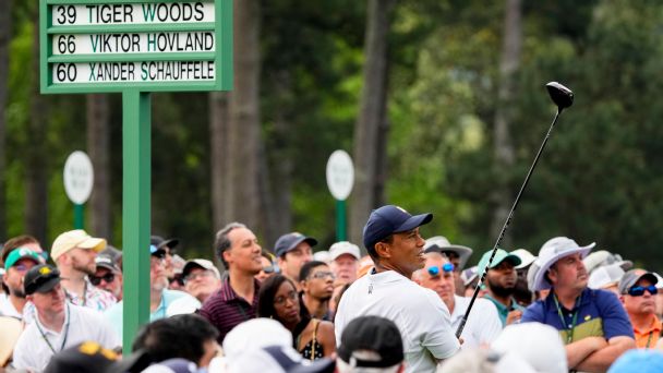 Tracking Tiger’s first round