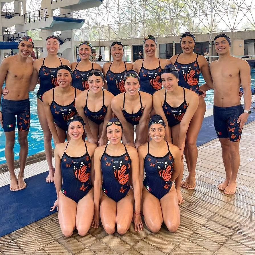 Equipo mexicano de natación trajes para solventar competencias - ESPN