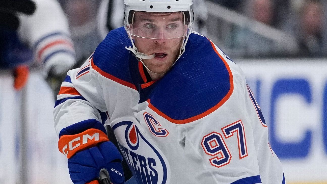 NHL -- Connor McDavid's first game with Edmonton Oilers about more than  points - ESPN