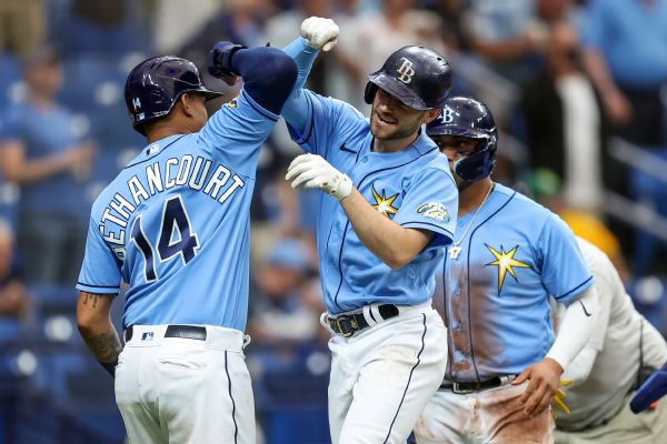 Rays rout A’s for 3rd straight sweep to start ’23