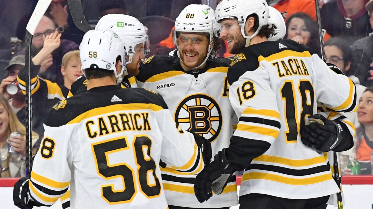 Boston Bruins break NHL record with 63 wins in a season