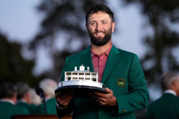 Rahm wins Masters after marathon Sunday finish