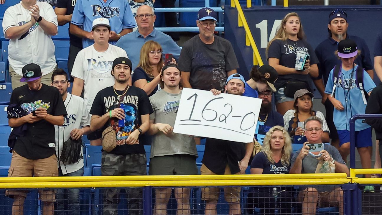 From 13-0 to 99 wins to 0-2: The 2023 Tampa Bay Rays were a good baseball  team with a bad narrative arc