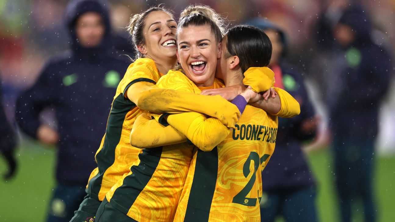 Matildas' win vs. England a sign of them nearing long-awaited peak for World Cup
