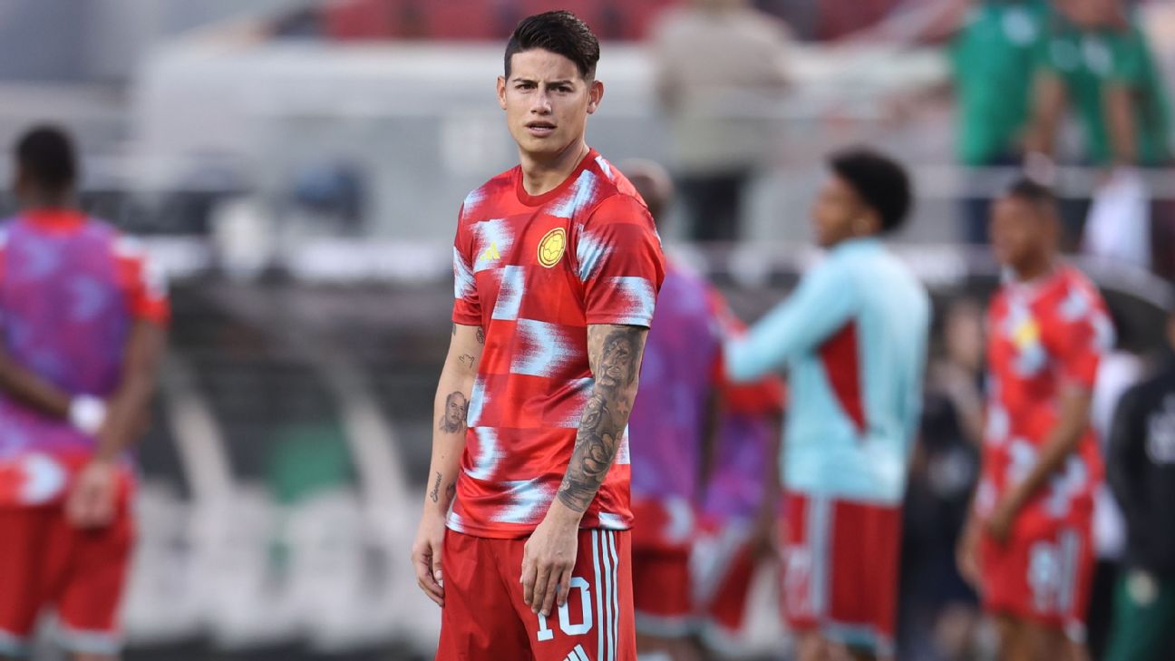 James Rodriguez exits Olympiakos after 23 apps.