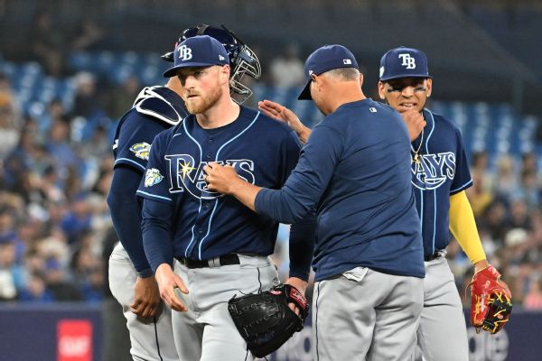 Rays’ historic start finally ends in loss to Toronto