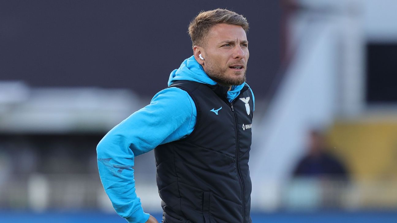 Lazio s Immobile in hospital with injuries after car crash ESPN