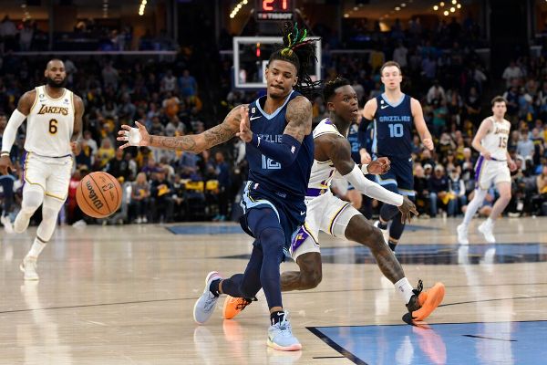 Ja Morant injury: Game 2 vs. Lakers 'in jeopardy' after hard fall in Game 1  Grizzlies loss