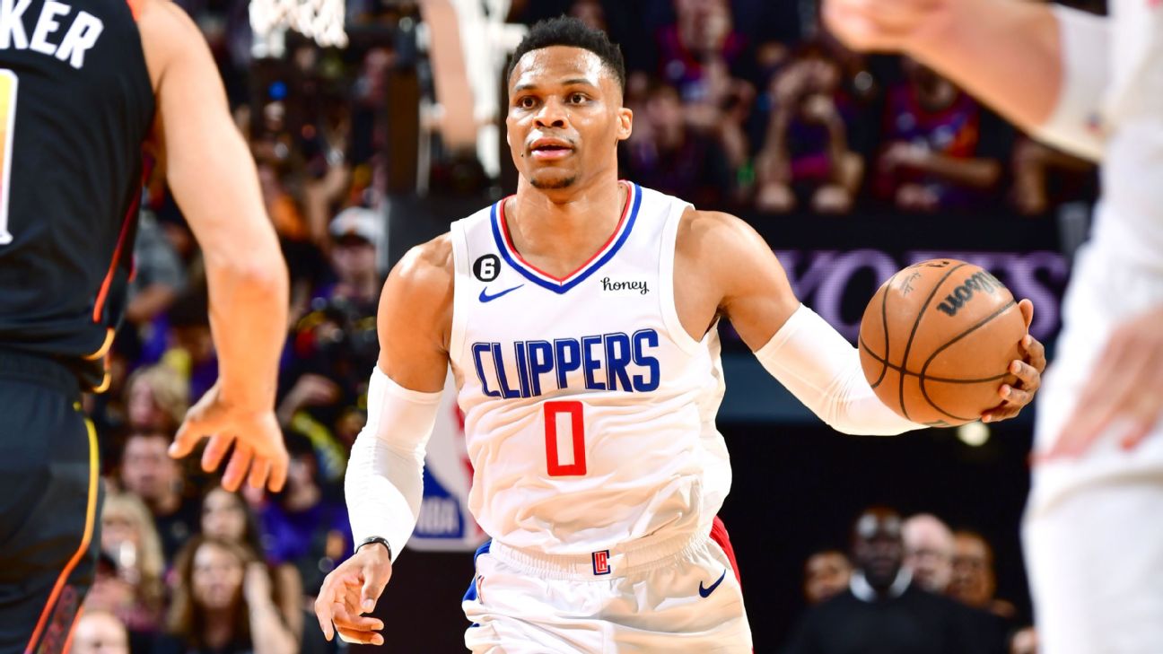 Clippers' odds remain the same after signing Russell Westbrook