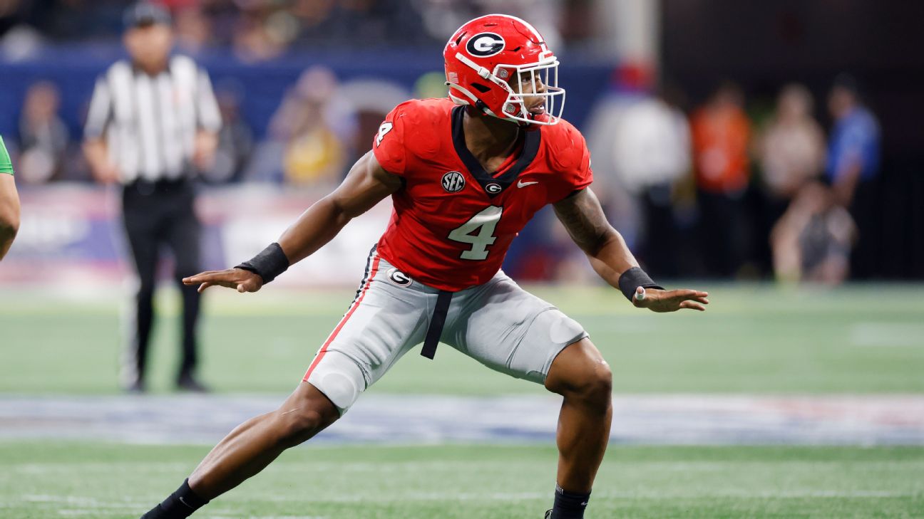 Georgia players among Mel Kiper's top draft prospects by position