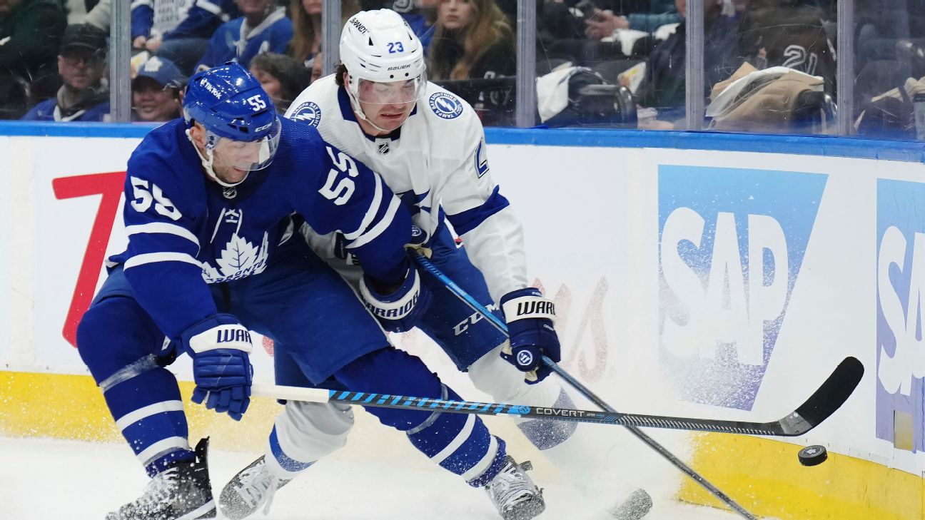 Maple Leafs Michael Bunting faces hearing over Cernak hit