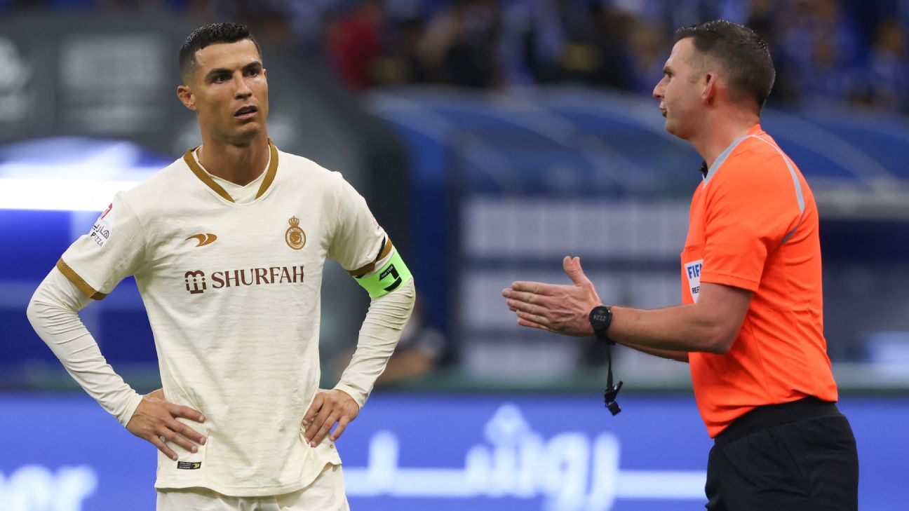 Ronaldo avoids red card as Al Nassr lose again