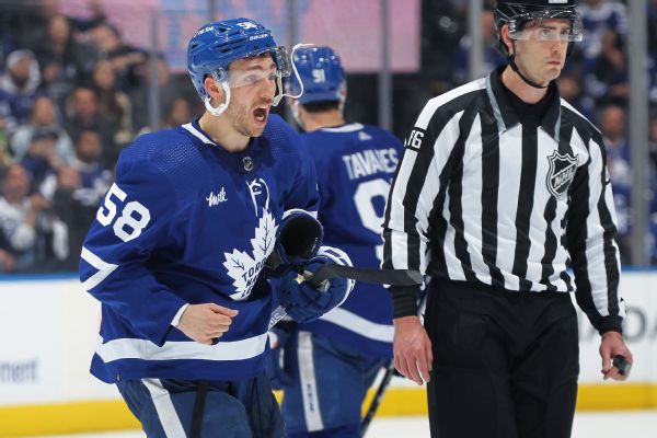 Bunting not in Leafs lineup after suspension