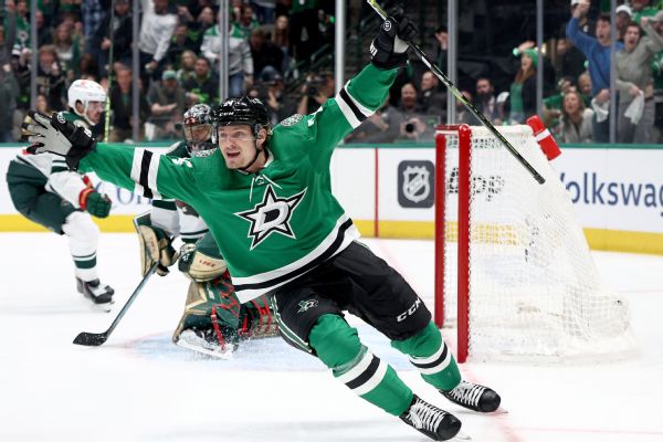 Stars forward Roope Hintz out for Game 6 vs. Avalanche