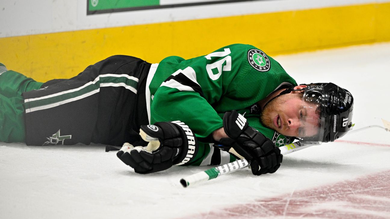 Dallas Stars forward Joe Pavelski takes positive step in concussion recovery