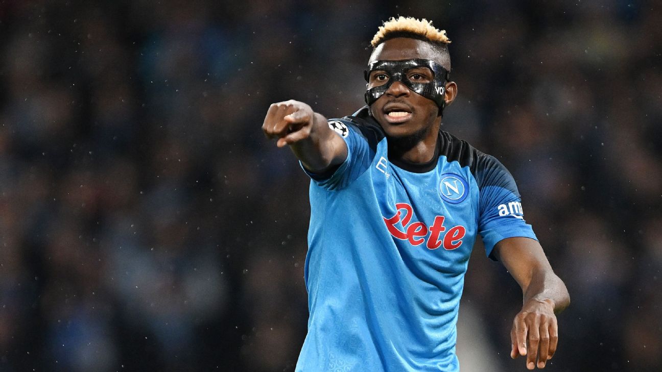 Champions League: Victor Osimhen Heads to Spain As Napoli Drawn