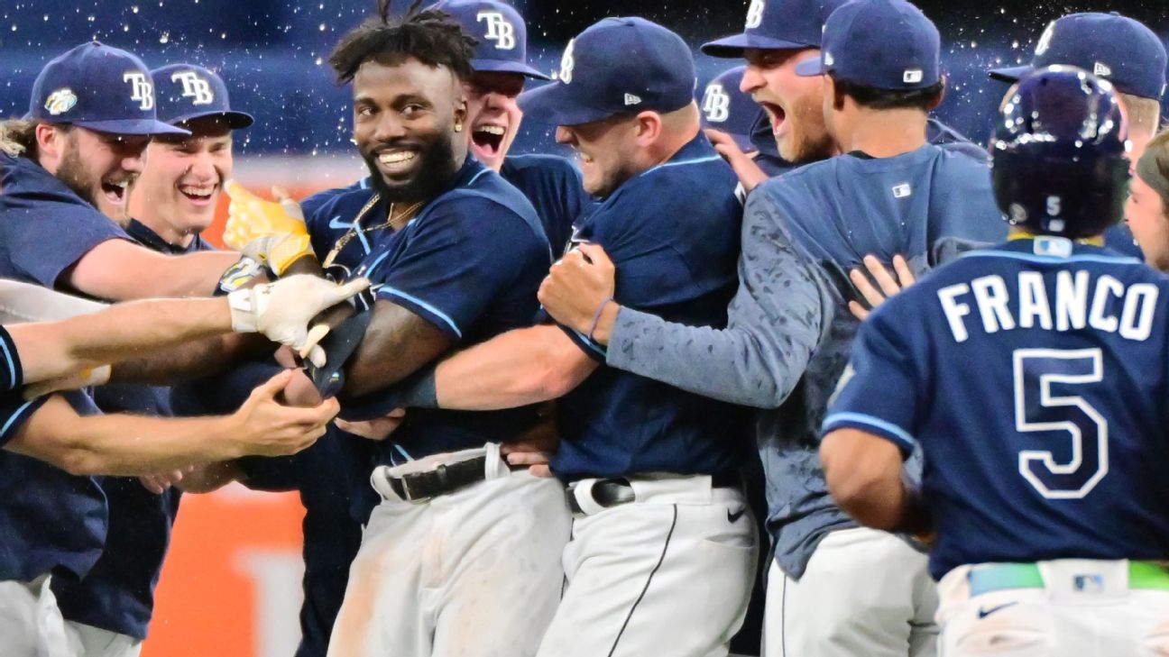 Arozarena, Rays set MLB record for homering in 1st 21 games - ABC7 Chicago