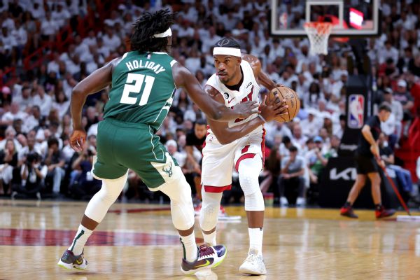 Butler puts up 56 as Heat put Bucks on brink