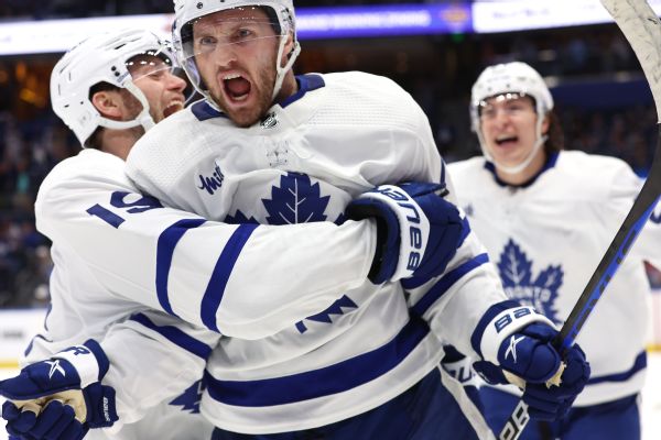 Leafs erase 3-goal hole in 3rd, take hold of series