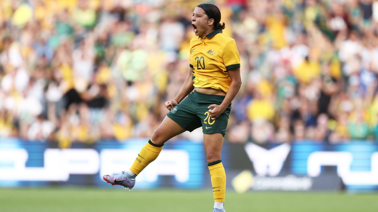 The pressure of being Sam Kerr, Australia's captain at the Women's World Cup