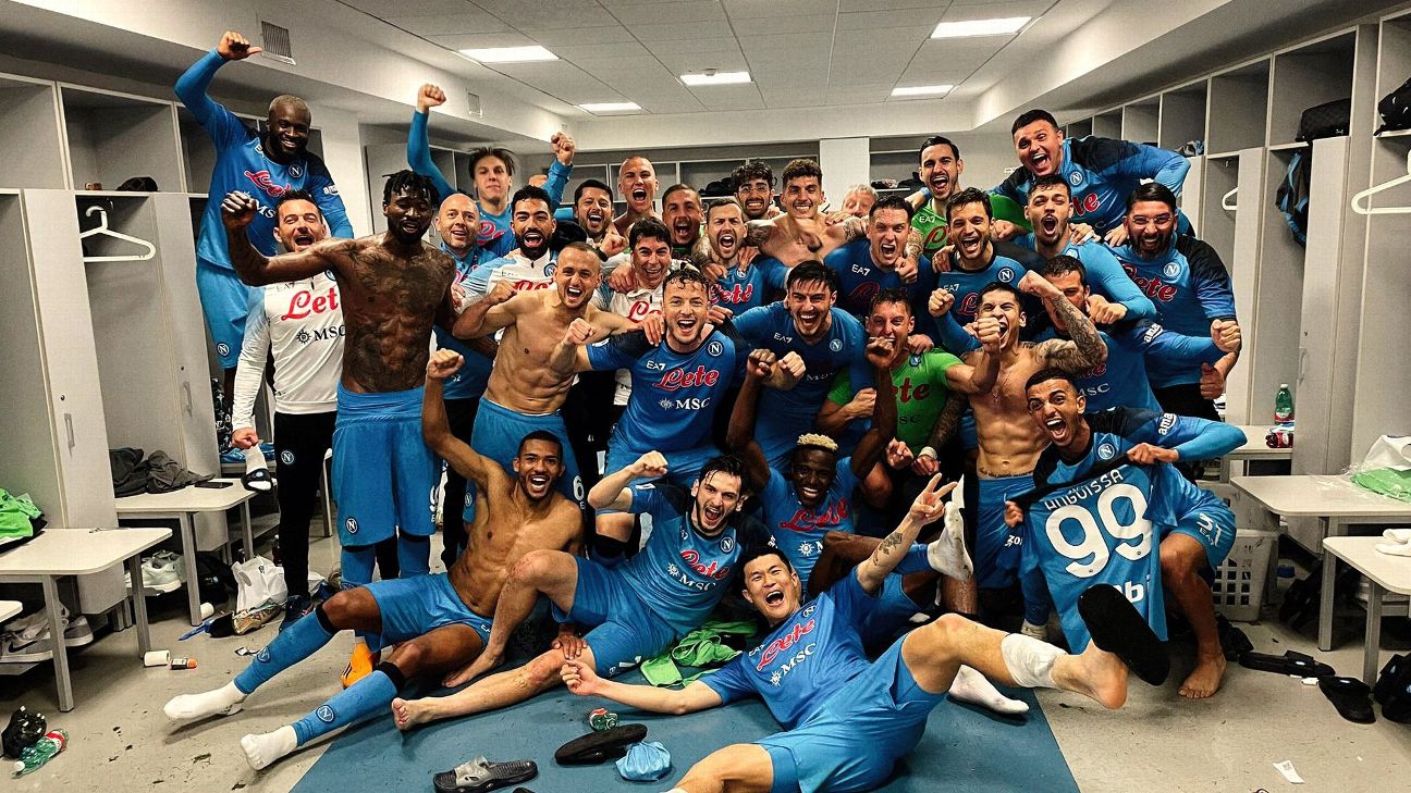 Napoli empató ante Udinese y se consagró campeón de la Serie A después