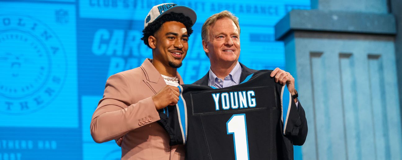 Panthers use No. 1 pick on Alabama QB Young