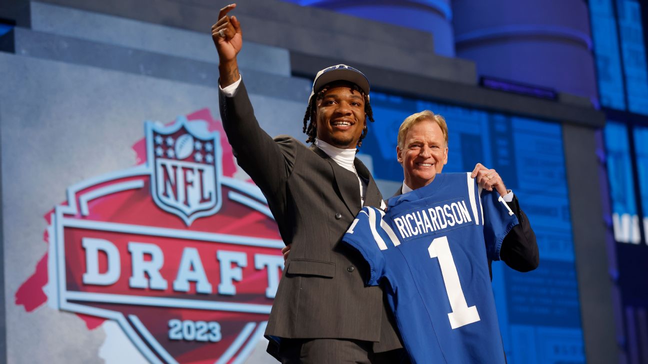 Colts select Anthony Richardson with No. 4 pick in NFL draft - ESPN