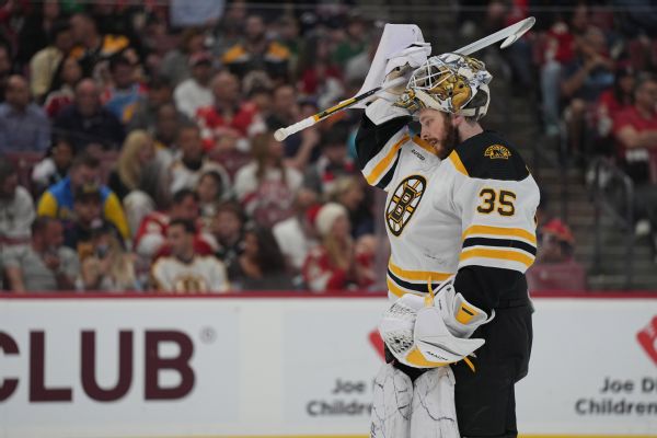 With Ullmark in funk, Bruins' Game 7 goalie in air