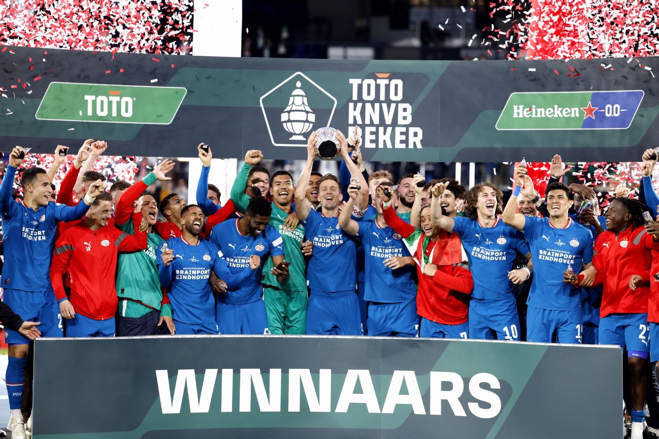  PSV win KNVB Cup for the tenth time in history