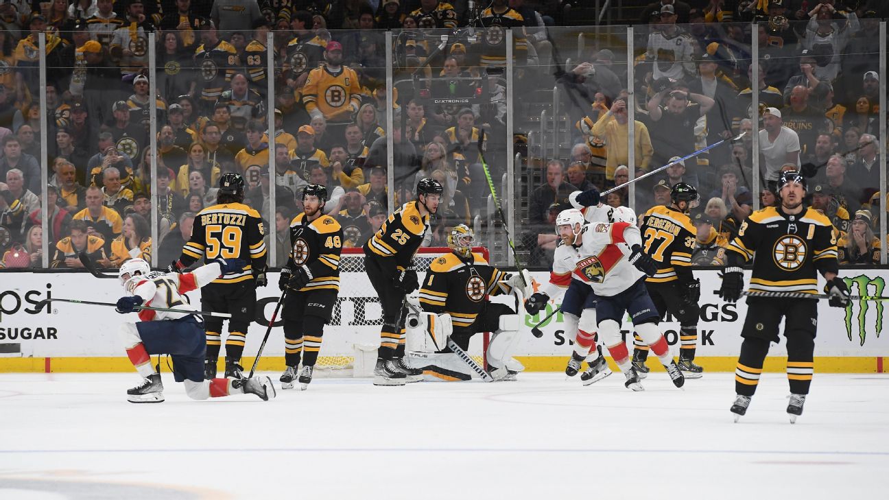 Bruins join other regular-season Goliaths with postseason collapse